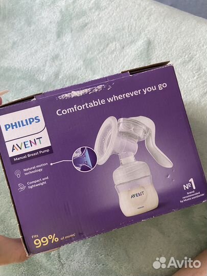 Молокоотсос avent ручной новый