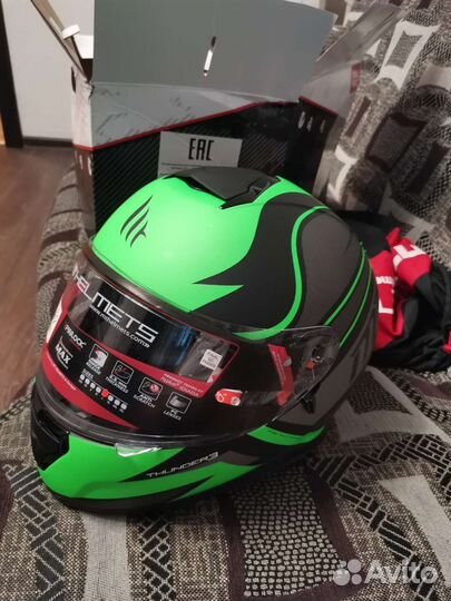 Мотошлем MT thunder 3SV cap