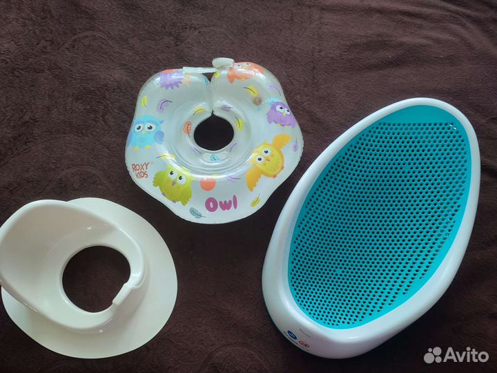 Горка для купания,круг и стульчак для малыша