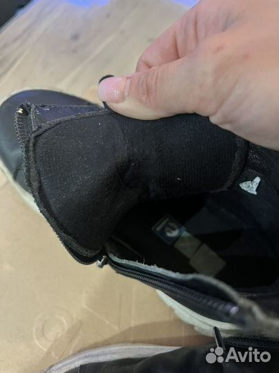 Ботинки для девочки кожаные