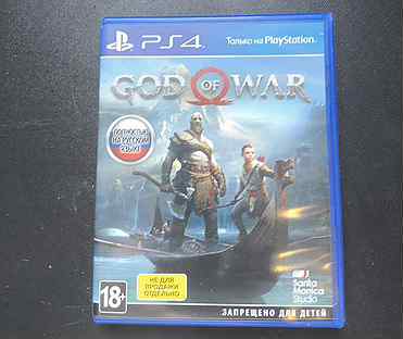 Диск на playstation 4 "Got of war"