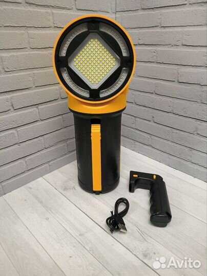 Фонарик светодиодный аккумуляторный большой