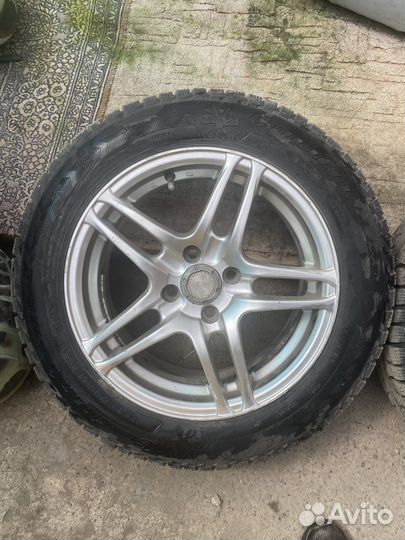 Литые диски r15 4 100 на зимней резине