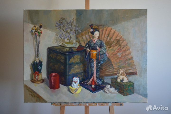 Японский натюрморт живопись