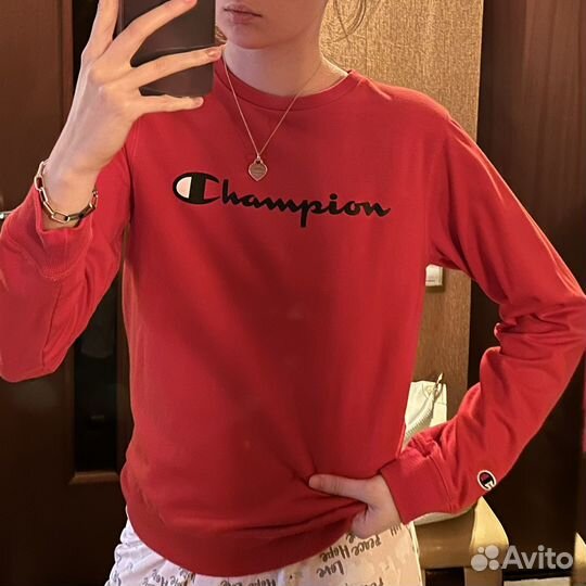 Толстовка champion красная