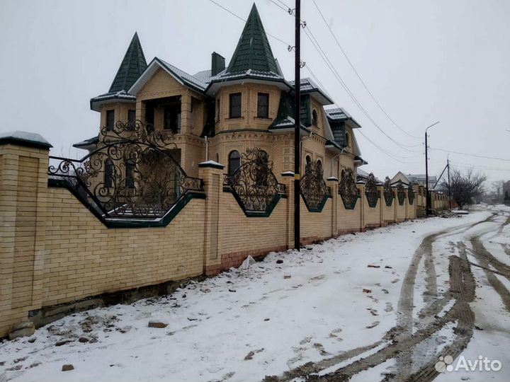 Облицовка природным камнем, фасад дома, дачи, офис