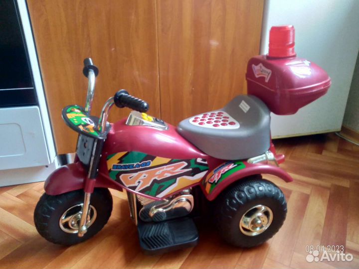 Детский мотоцикл на аккумуляторе бу