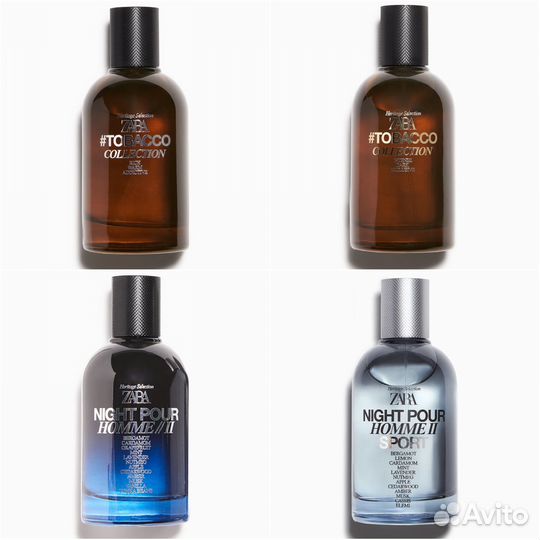 Мужские духи zara все варианты