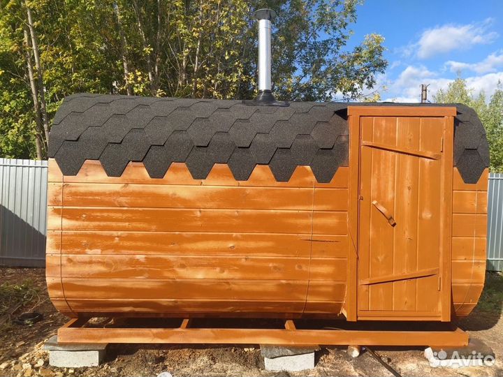 Баня бочка под ключ