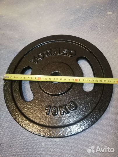 Блины для штанги 10 кг