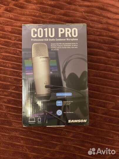 Студийный микрофон USB Samson C01U PRO