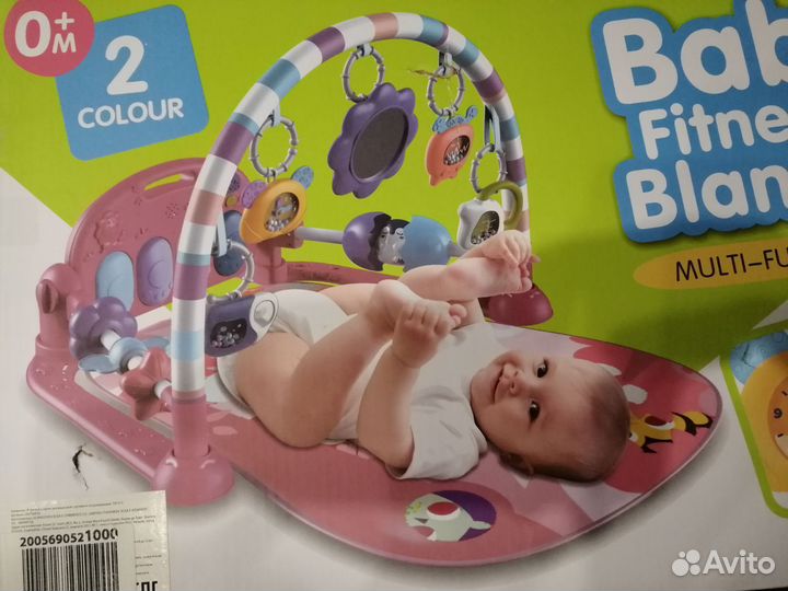 Развивающий игровой коврик с дугой