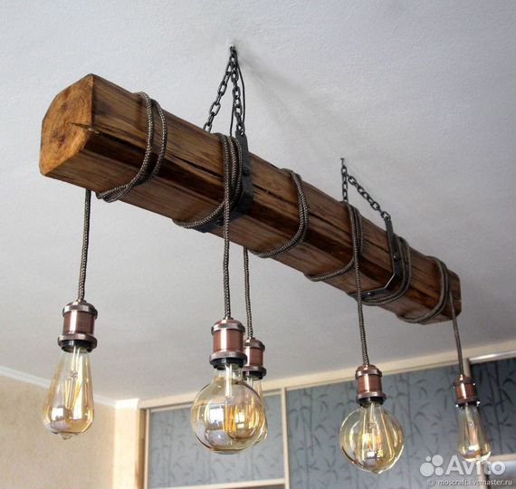 Люстра потолочная лофт