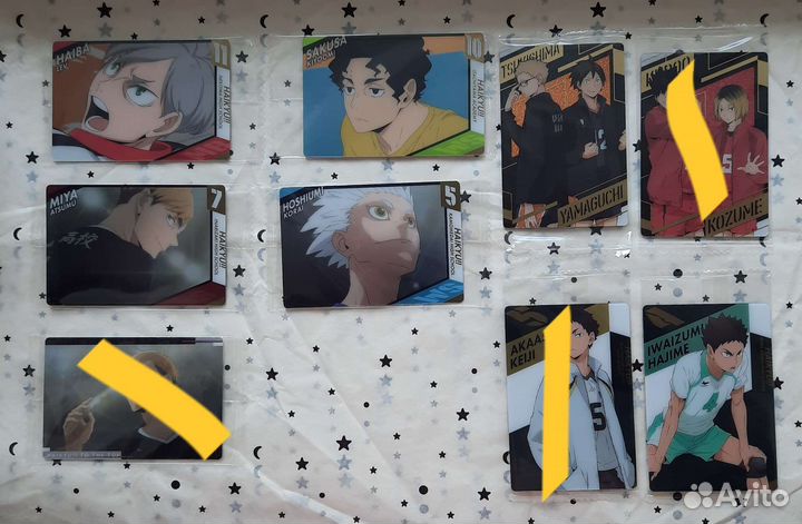 Японские карточки Волейбол