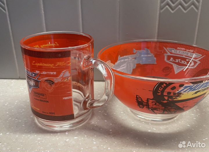 Набор детской посуды Тачки Люминарк