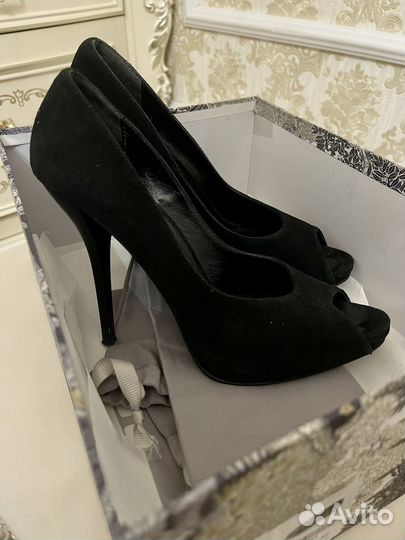 Туфли женские натуральная замша