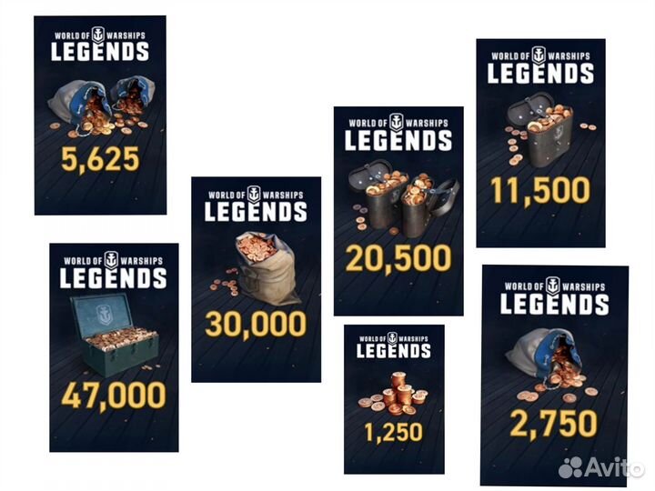 World of warships: Legends /дублоны