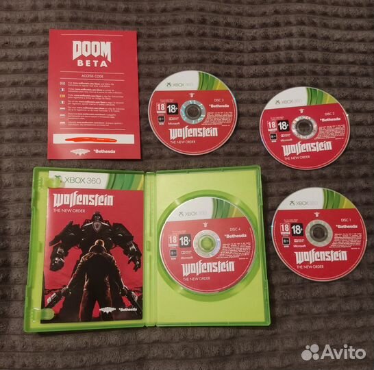 Диск Wolfenstein: The New Order для Xbox 360