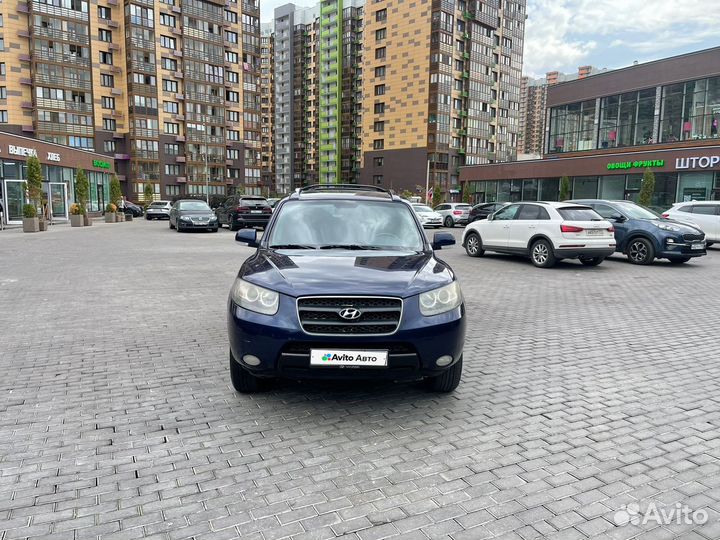Hyundai Santa Fe 2.2 AT, 2008, 220 000 км