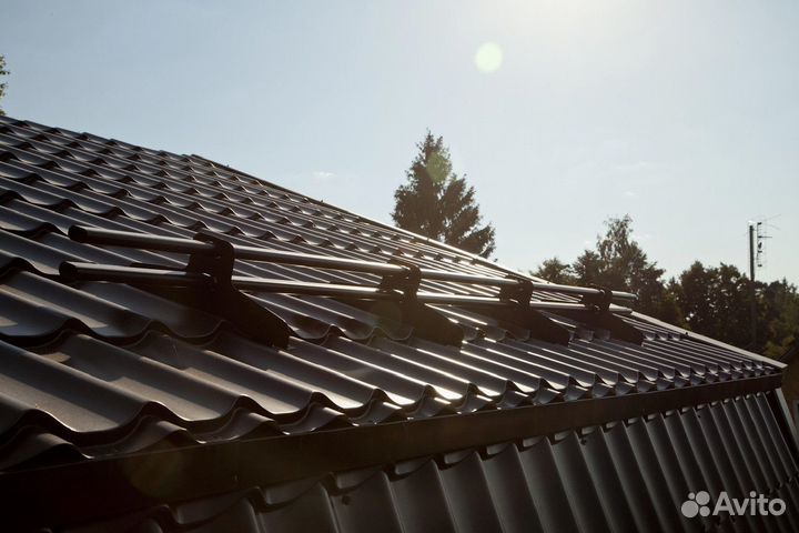 Снегозадержатели для кровли трубчатые