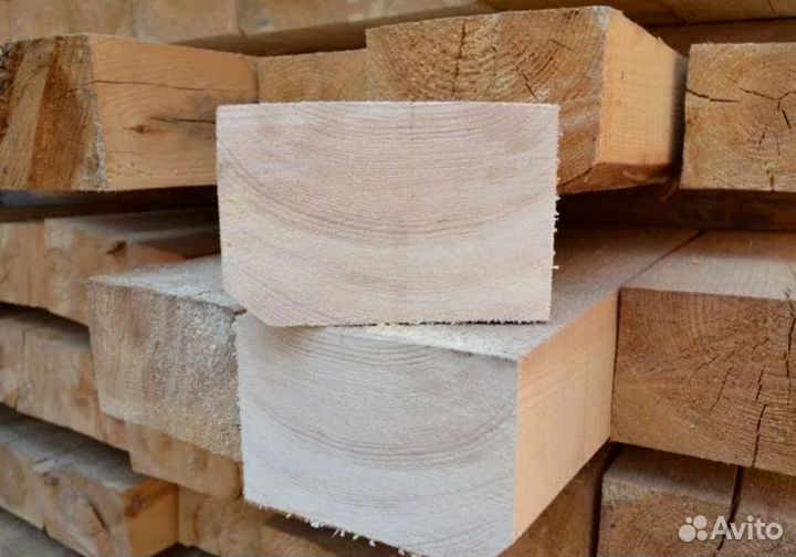 Брус обрезной ест. влажности опт