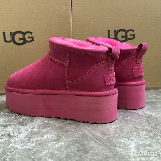 Ugg classic ultra mini platform taffy pink