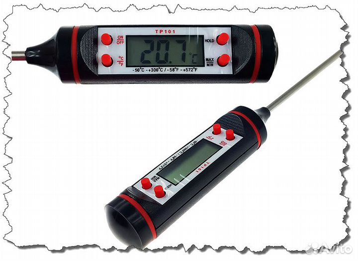 Термометр электронный с щупом