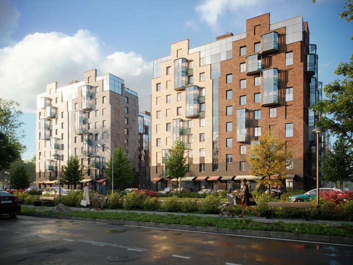2-к. квартира, 48,3 м², 6/9 эт.