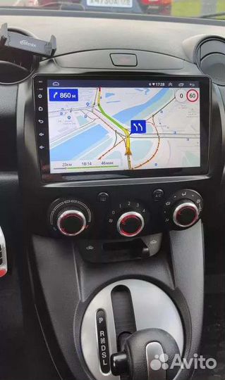 Mazda 2 demio android штатная магнитола teyes