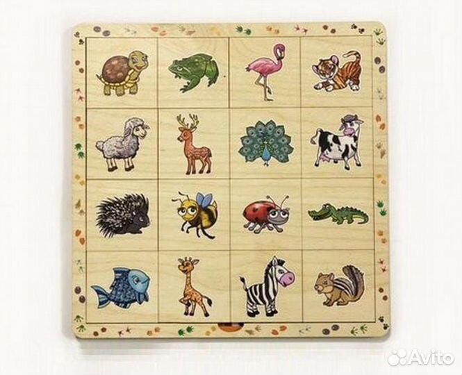 Деревянная развивающая игрушка