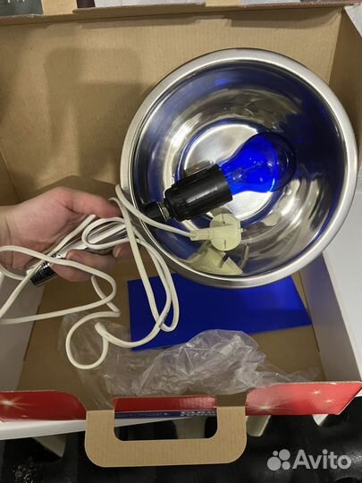 Синяя лампа рефлектор минина