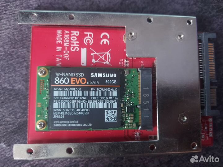 Ssd samsung 860 EVO 500gb msata