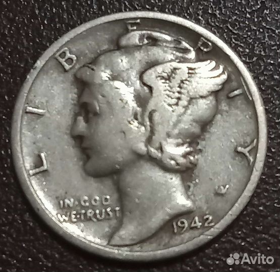 Монеты США цент дайм квотер