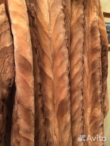 Шуба норковая с капюшоном 48-50