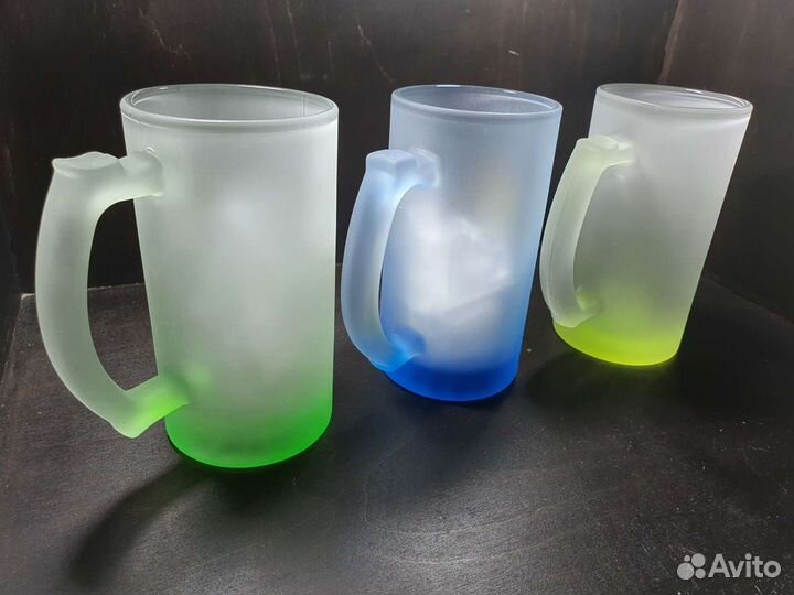 Пивные кружки матовые для сублимации