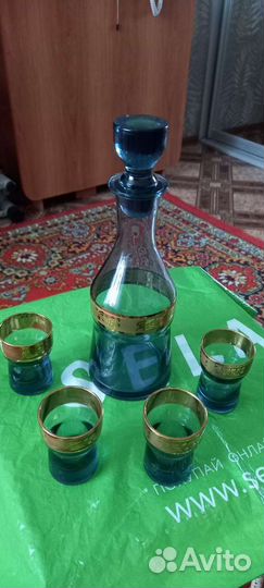 Графин с рюмками СССР