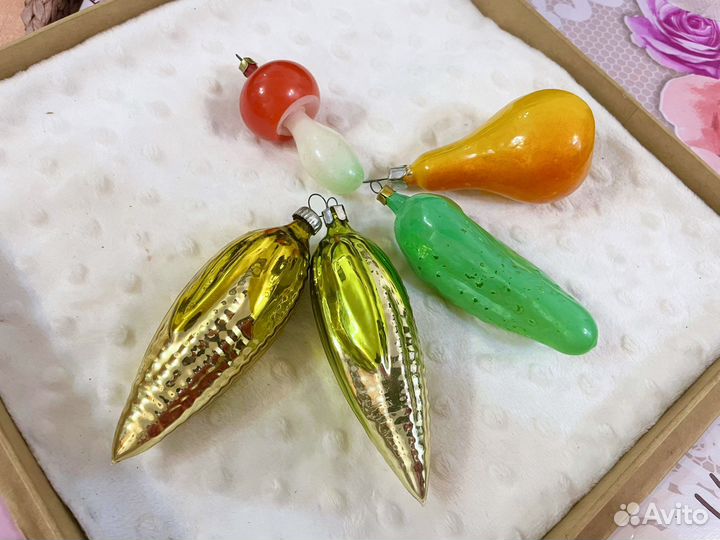 Елочные игрушки СССР «Урожай»
