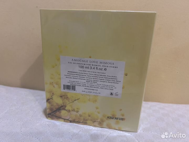 Love Mimosa Amouage для женщин