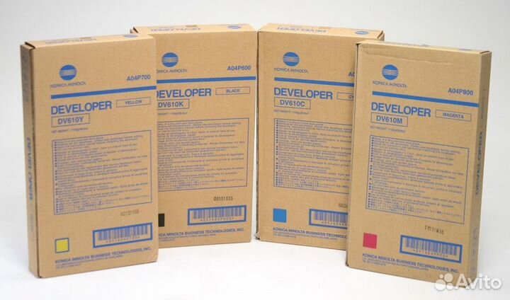 DV-610K DV-610Y DV-610M DV-610C DV-610 для Konica