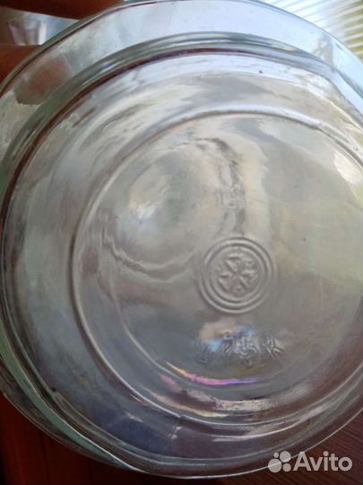 Графин, вазочка цветное стекло СССР