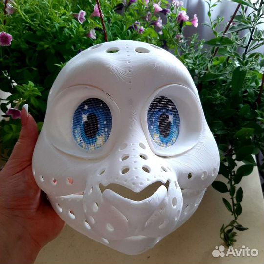 Маска для фурсьют кошка с глазками