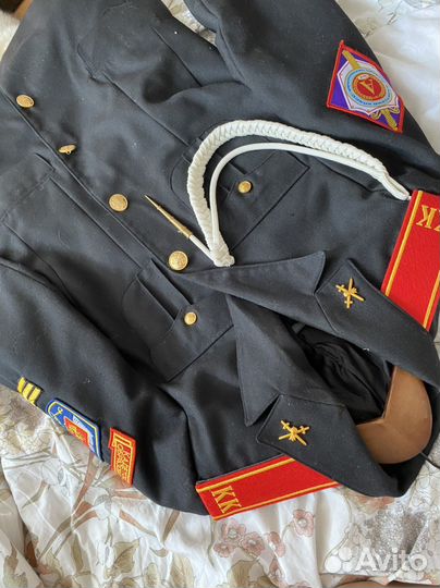 Парадный кадетский китель,фуражка,шарф,перчатки