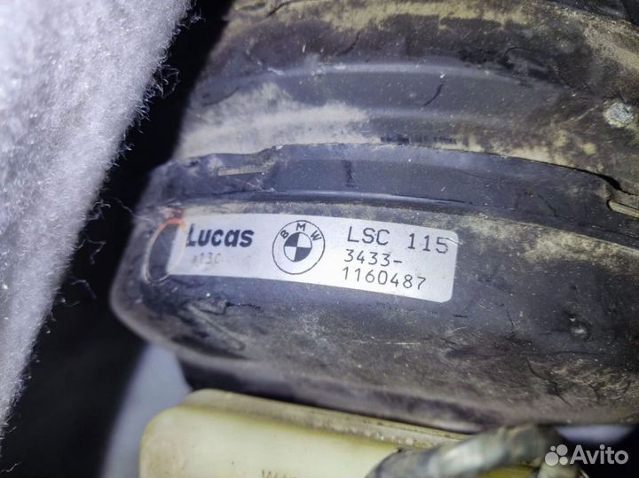 BMW E34 двойной вакуумный усилитель тормозов