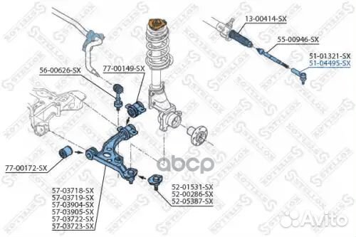 Наконечник рулевой Peugeot Boxer, Fiat Ducato 02