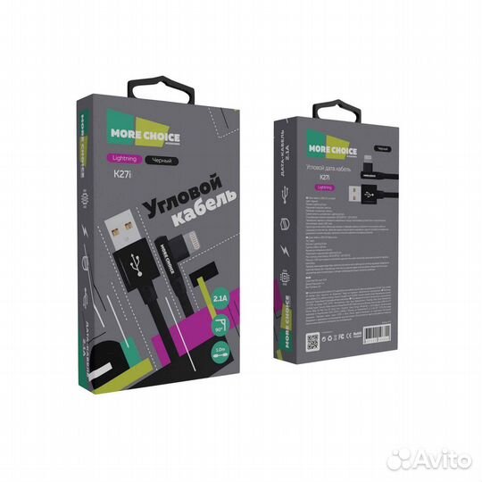 Дата-кабель USB 2.1A для Type-C More choice K27a н