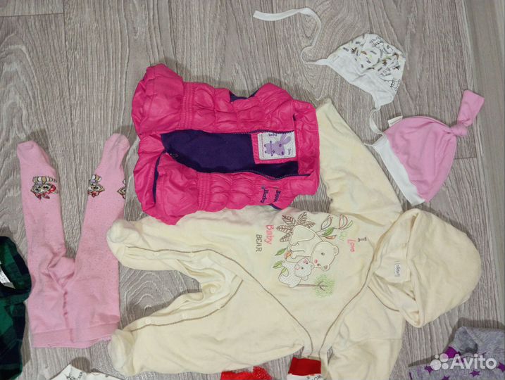 Вещи пакетом на девочку от 0 до 6 месяцев