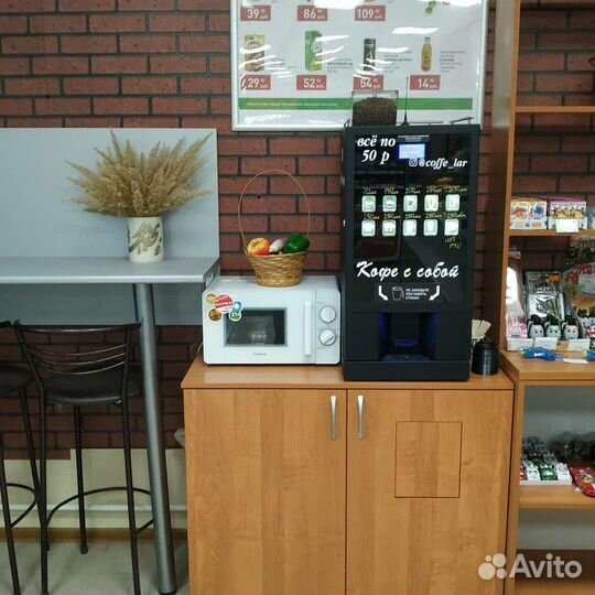 Франшиза вендинговой кофейни с высоким доходом