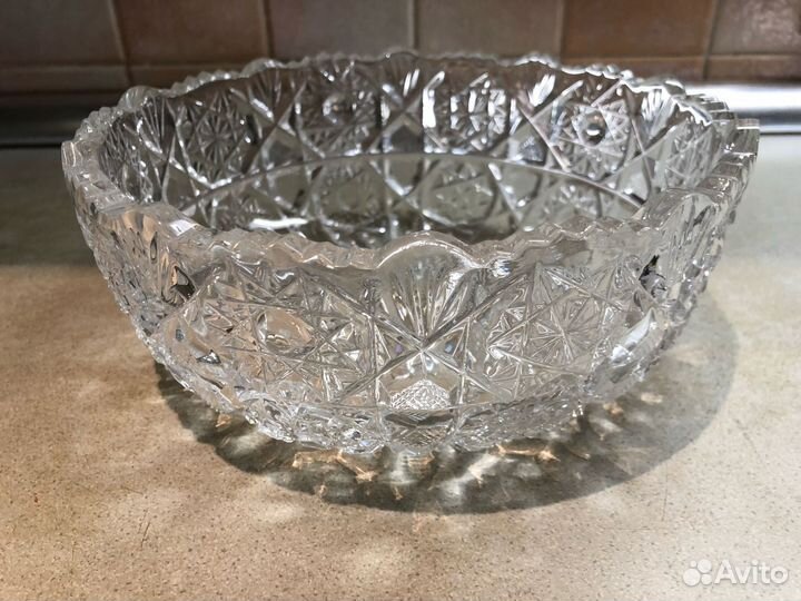 Вазы хрустальные