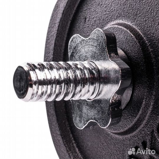 Гантель разборная чугунная 42 кг Voitto - d26