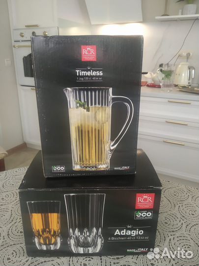 Графин со стаканами RCR оригинал